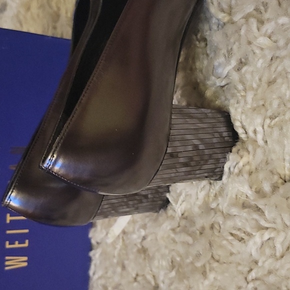 STUART WEITZMAN PEWTER INTEL SHOES - Picture 2 of 11